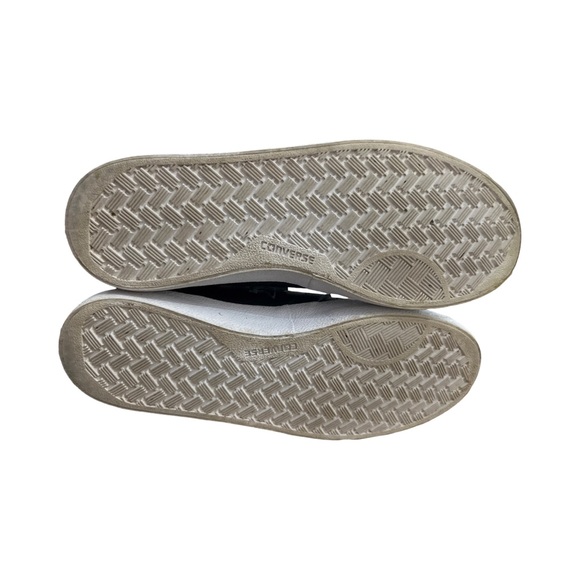 Converse black leather lace up sneakers - size 3 - Picture 5 of 5